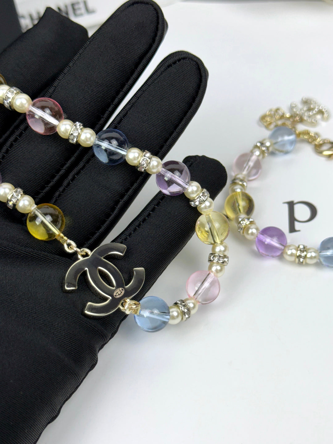 [Eterna Jewels]26C New Spring Collection Colorful Transparent Resin Necklace
