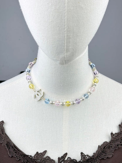 [Eterna Jewels]26C New Spring Collection Colorful Transparent Resin Necklace