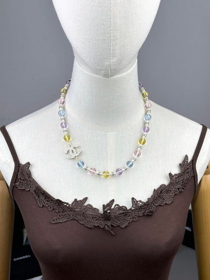 [Eterna Jewels]26C New Spring Collection Colorful Transparent Resin Necklace