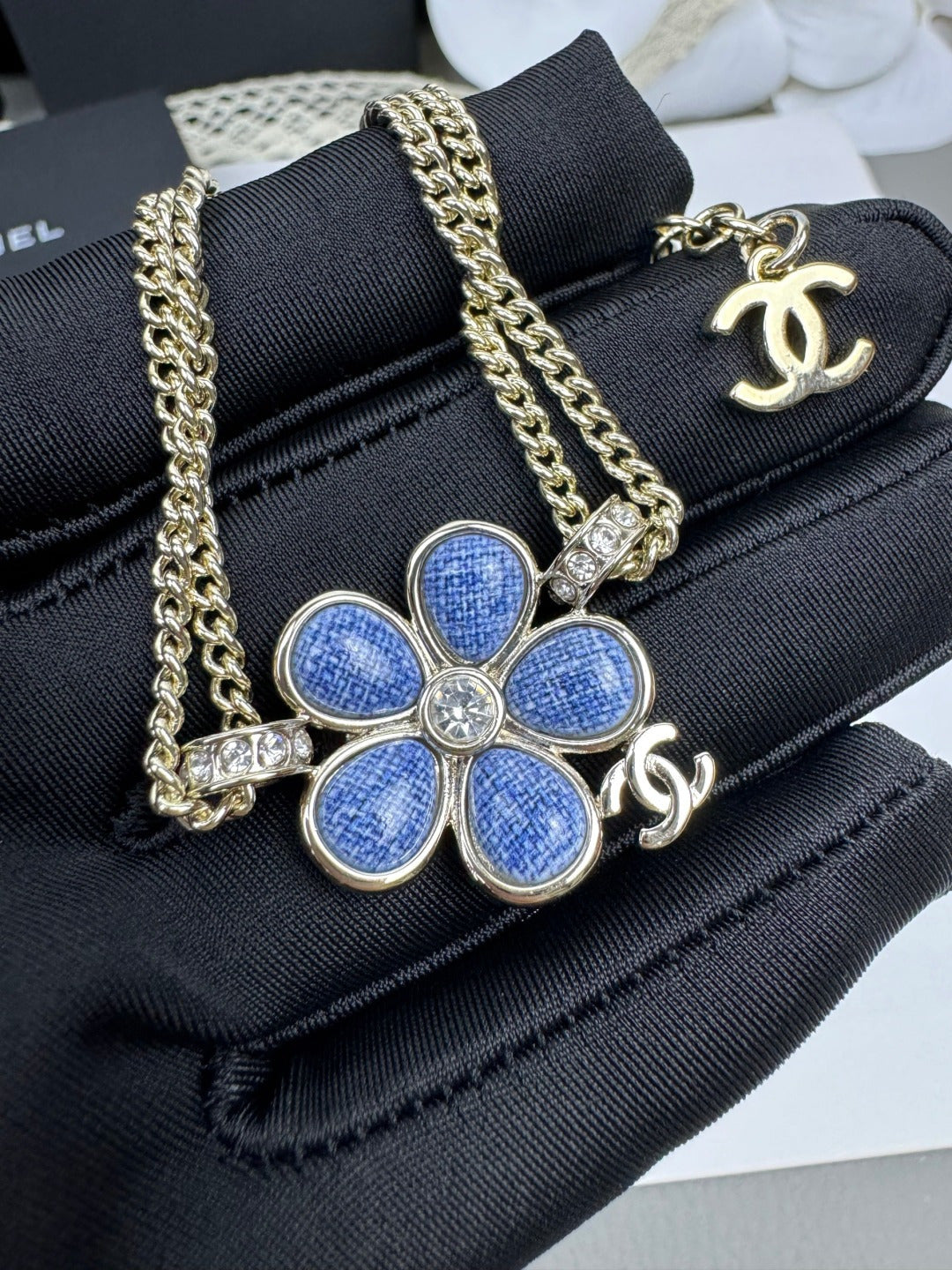 [Eterna Jewels]VOLTE New Blue Floral Double-Layer Bracelet