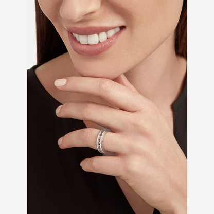 [Eterna Jewels]ZERO 1 ONE-BAND WITH OPENWORK LOGO SPIRAL RING