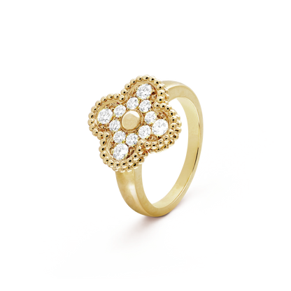 [Eterna Jewels]CLOVER DIAMOND RING