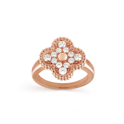 [Eterna Jewels]CLOVER DIAMOND RING