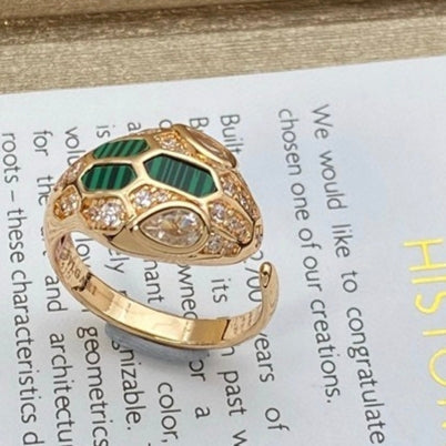 [Eterna Jewels]BRAND NEW ASSORTED SNAKE HEAD MALACHITE RINGS