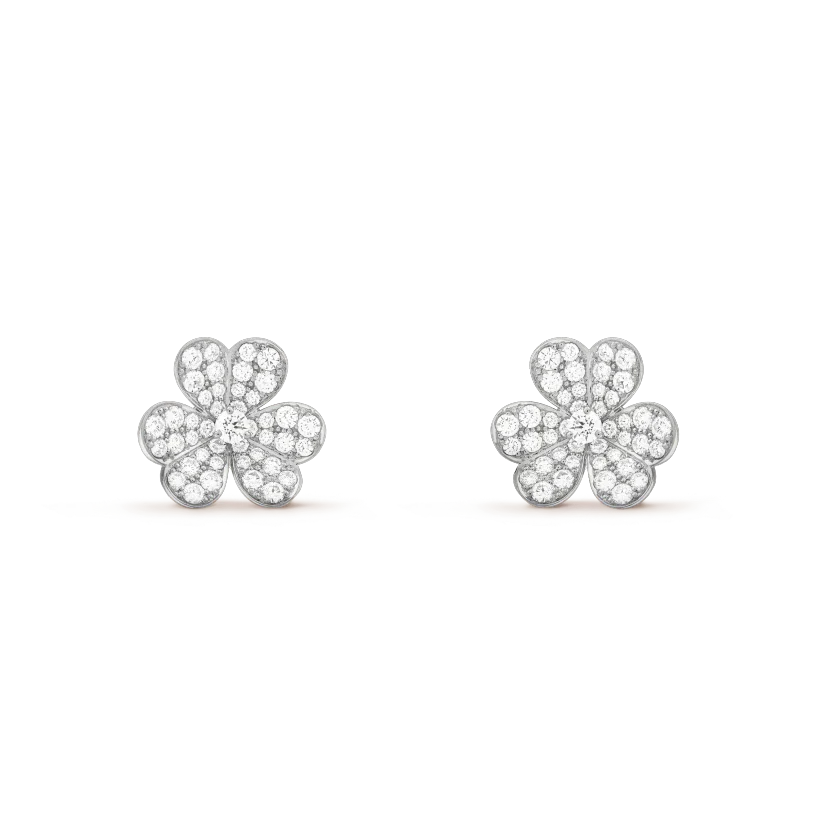 [Eterna Jewels]CLOVER COMOS DIAMOND EARRINGS SILVER