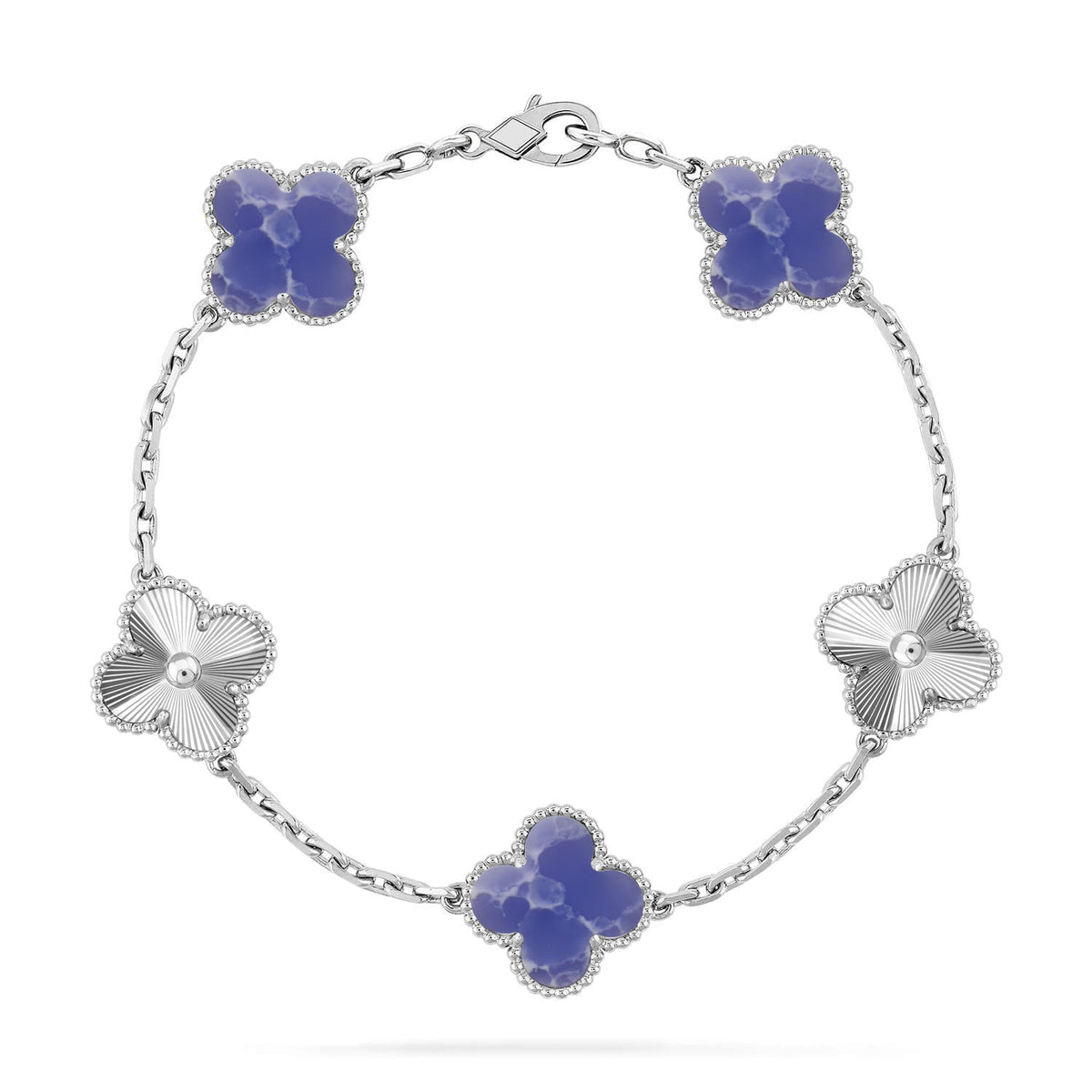[Eterna Jewels]CLOVER 5 MOTIF BLUE VEINS BRACELET COLLECTION