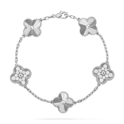 [Eterna Jewels] CLOVER 5 MOTIF LASER BRACELET COLLECTION