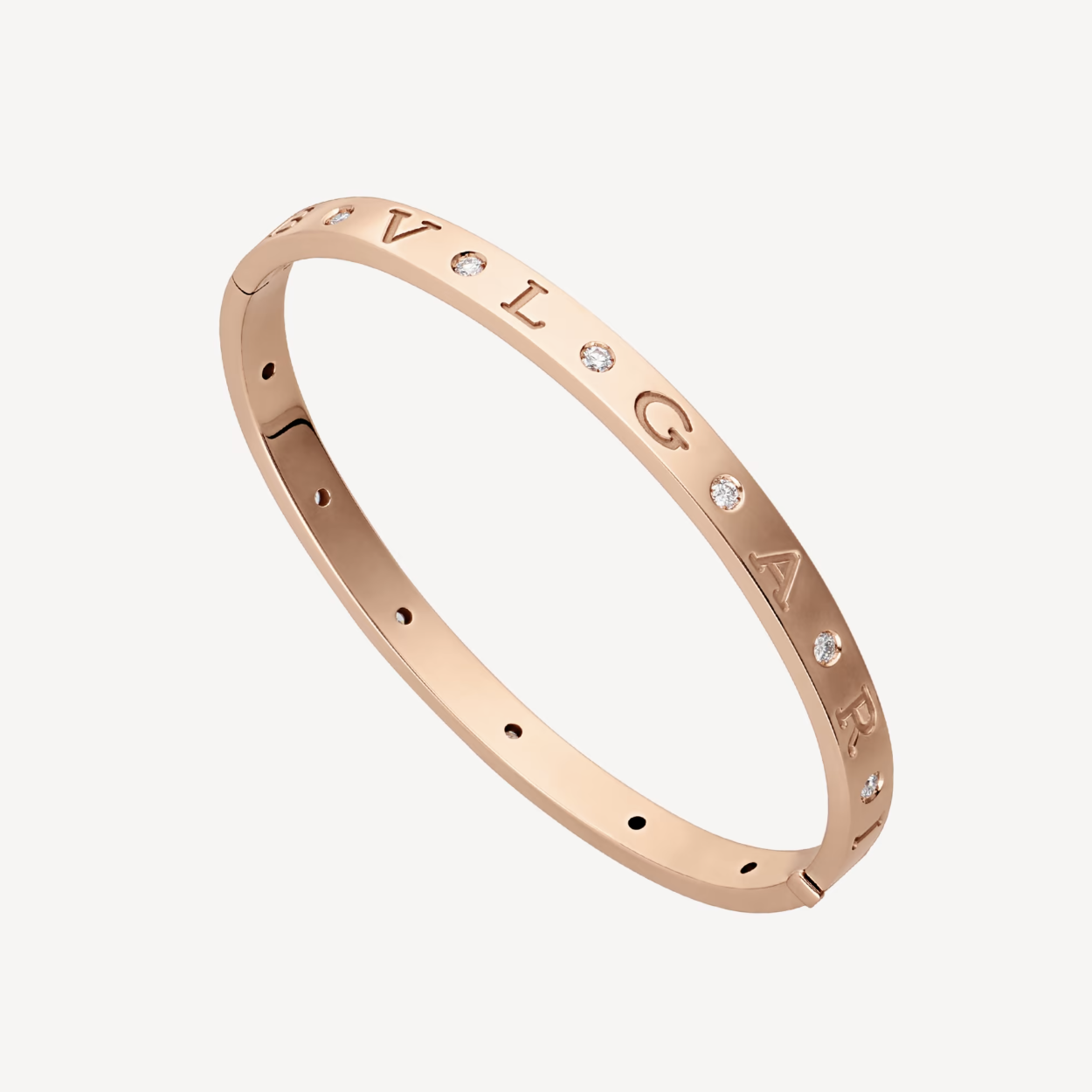 [Eterna Jewels]ZERO 1 PINK GOLD 12 DIAMONDS BRACELET