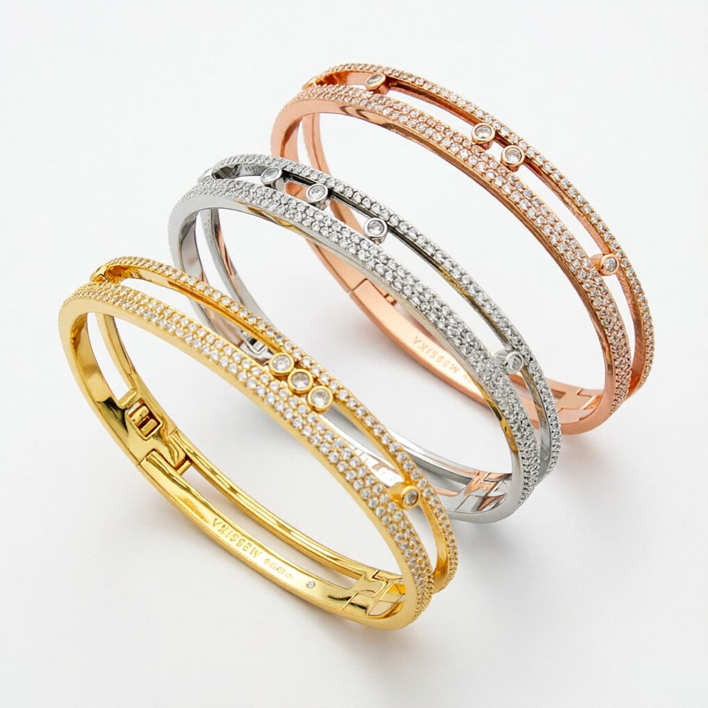 [Eterna Jewels]Move Romane pavé bangle