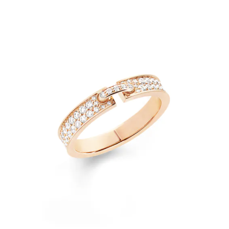 [Eterna Jewels]ALLIANCE LIENS VIDENCE PAVED DIAMOND 4MM RING