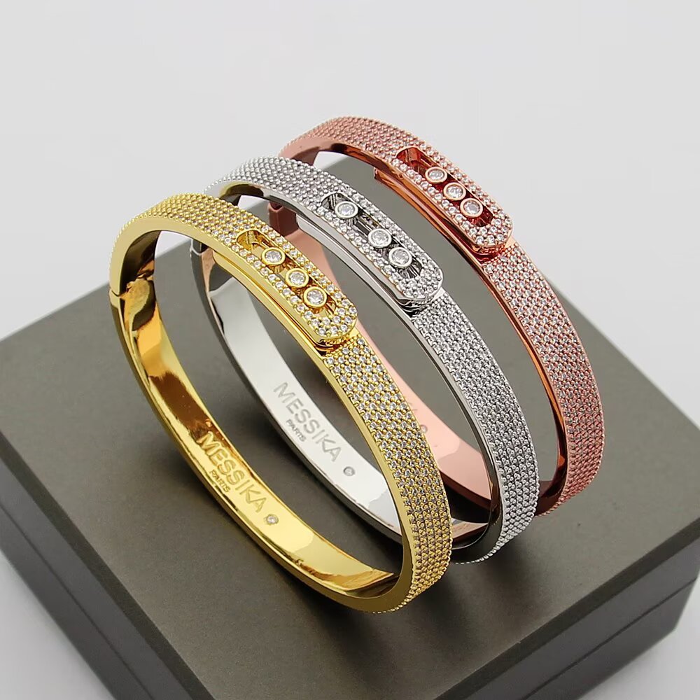 [Eterna Jewels]Move Noa Full Pavé Diamond Bangle Bracelet