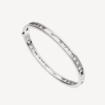 [Eterna Jewels]ZERO 1 SPIRAL LOGO SILVER BRACELET