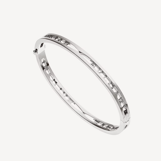 [Eterna Jewels]ZERO 1 SPIRAL LOGO SILVER BRACELET