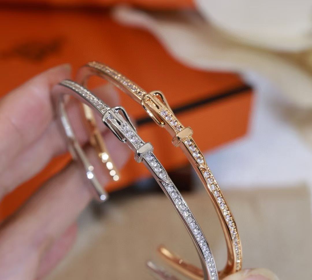 [Eterna Jewels]DIAMOND-ENCRUSTED BRACELET THREE COLORS