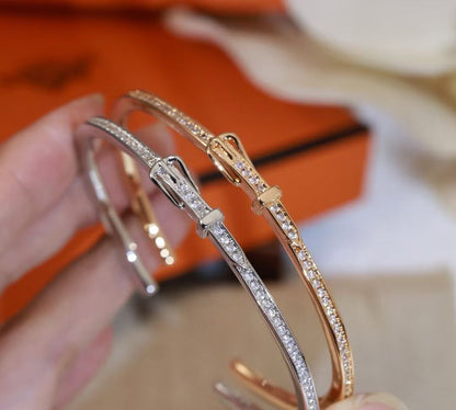 [Eterna Jewels]DIAMOND-ENCRUSTED BRACELET THREE COLORS