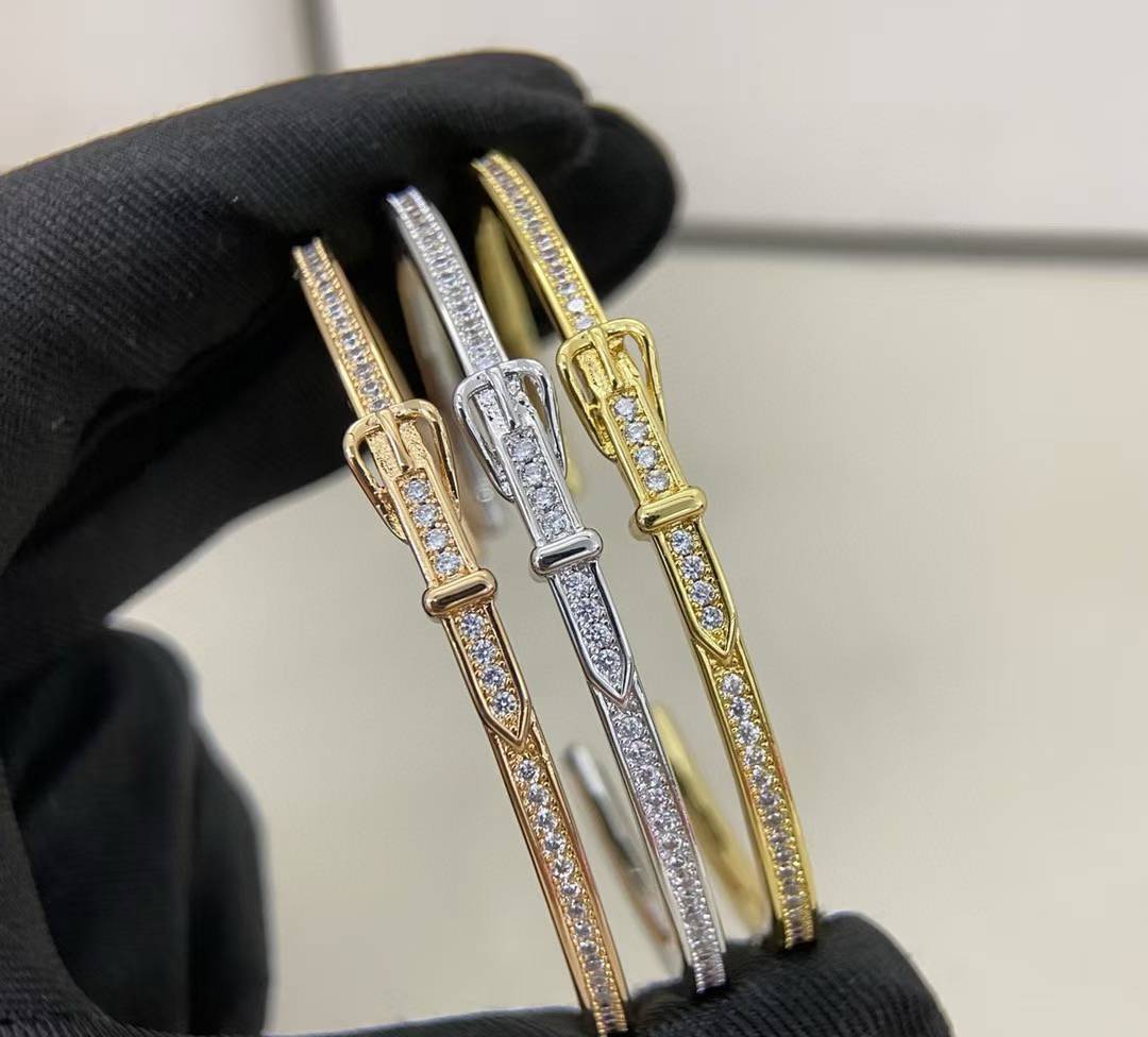 [Eterna Jewels]DIAMOND-ENCRUSTED BRACELET THREE COLORS