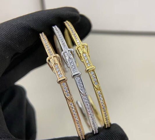 [Eterna Jewels]DIAMOND-ENCRUSTED BRACELET THREE COLORS