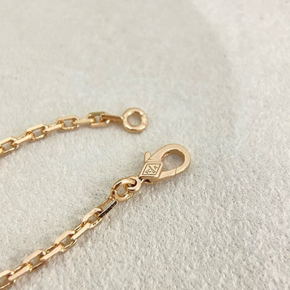 [Eterna Jewels]ROSE QUARTZ MIXED FLOWER BUTTERFLY SWEATER CHAIN
