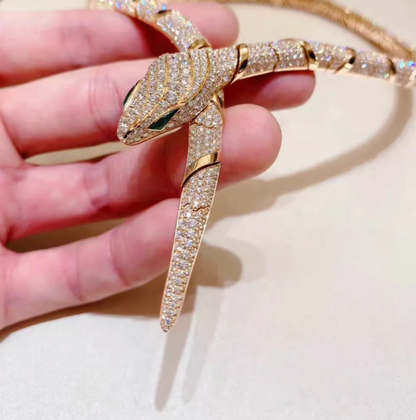 [Eterna Jewels]HAUTE COUTURE GOLD SERPENTI NECKLACE