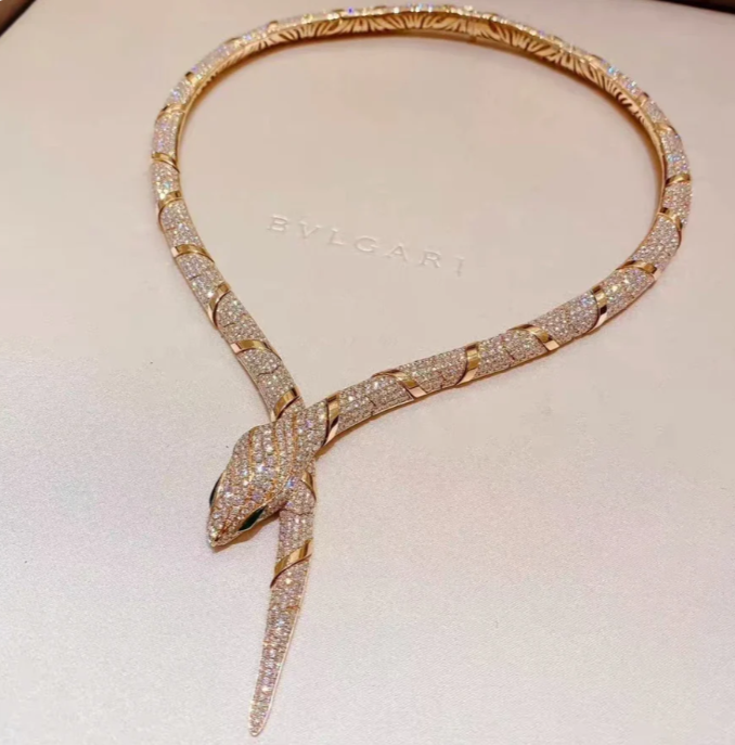 [Eterna Jewels]HAUTE COUTURE GOLD SERPENTI NECKLACE