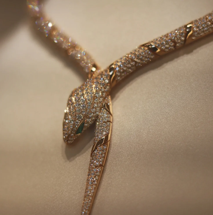 [Eterna Jewels]HAUTE COUTURE GOLD SERPENTI NECKLACE