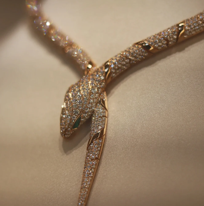 [Eterna Jewels]HAUTE COUTURE GOLD SERPENTI NECKLACE