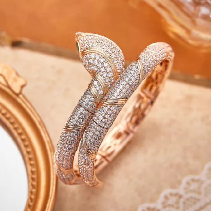 [Eterna Jewels]HAUTE COUTURE GOLD SERPENTI BRACELET