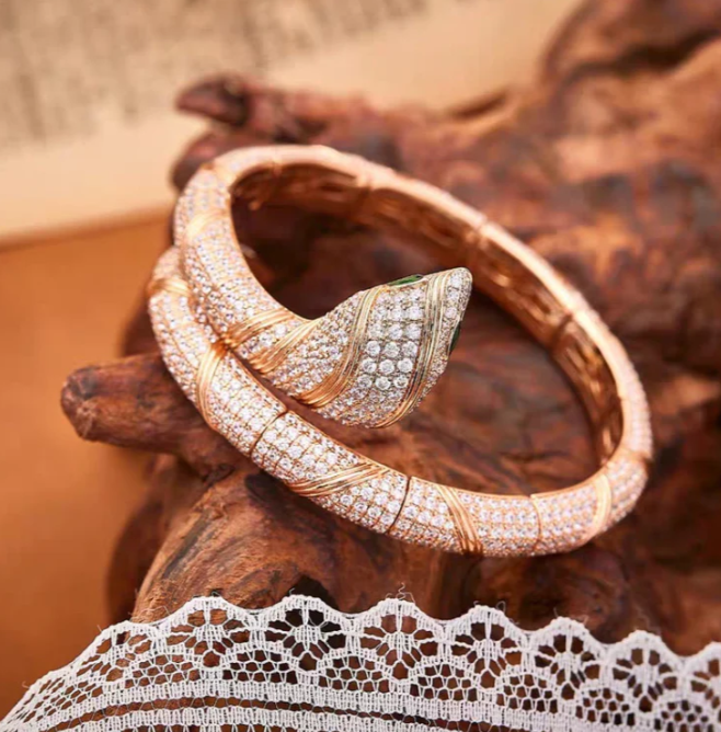[Eterna Jewels]HAUTE COUTURE GOLD SERPENTI BRACELET