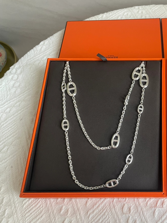 [Eterna Jewels]Classic Silver Sweater Chain
