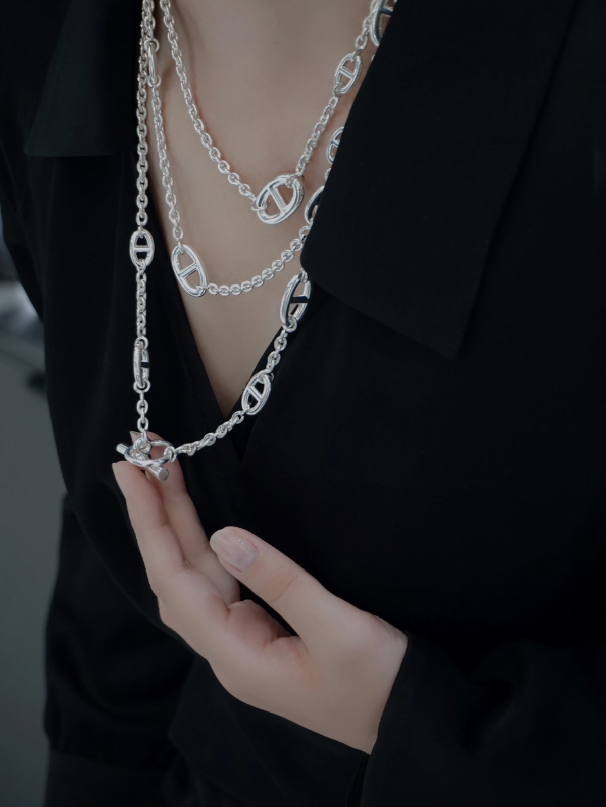 [Eterna Jewels]Classic Silver Sweater Chain