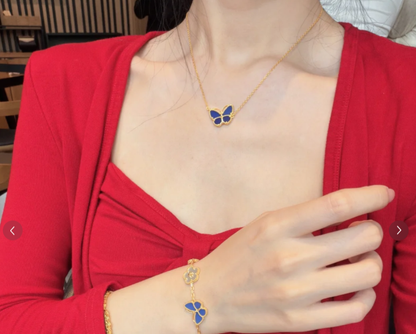 [Eterna Jewels]2026 NEW BUTTERFLY BLUE   NECKLACE