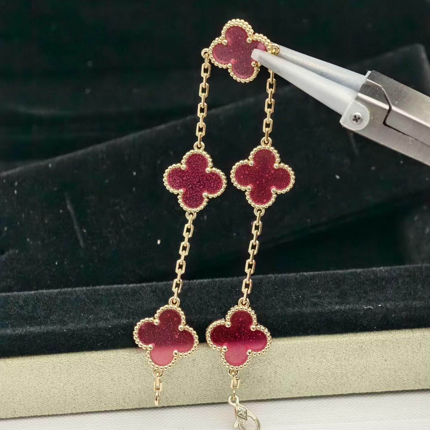 [Eterna Jewels] 26 NEW PINK BUBBLE ENAMEL SET