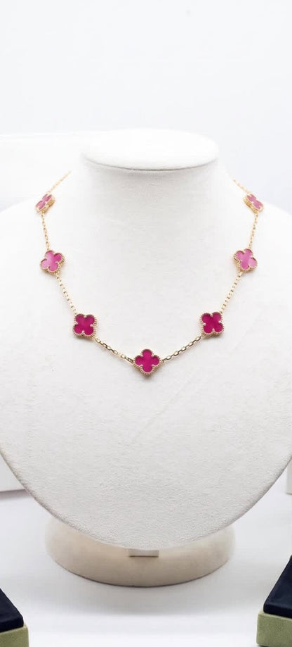 [Eterna Jewels] 26 NEW PINK BUBBLE ENAMEL SET