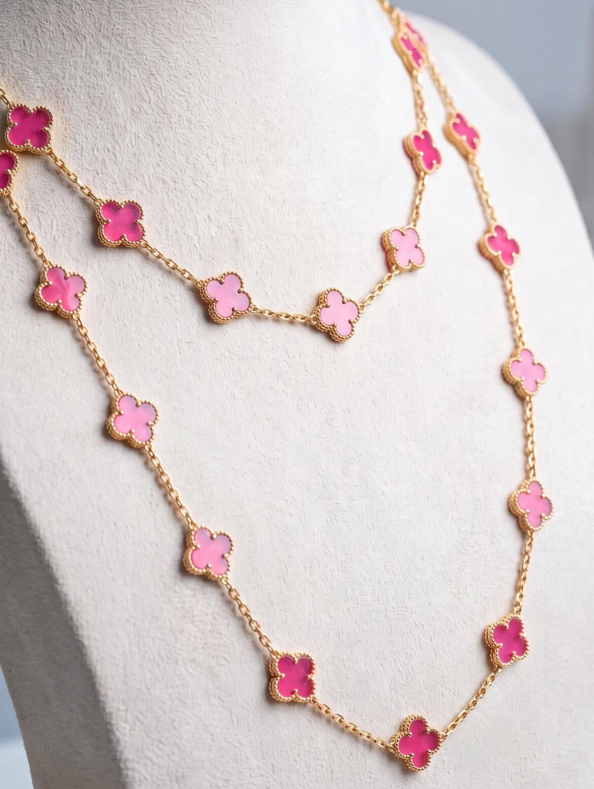 [Eterna Jewels] 26 NEW PINK BUBBLE ENAMEL SET