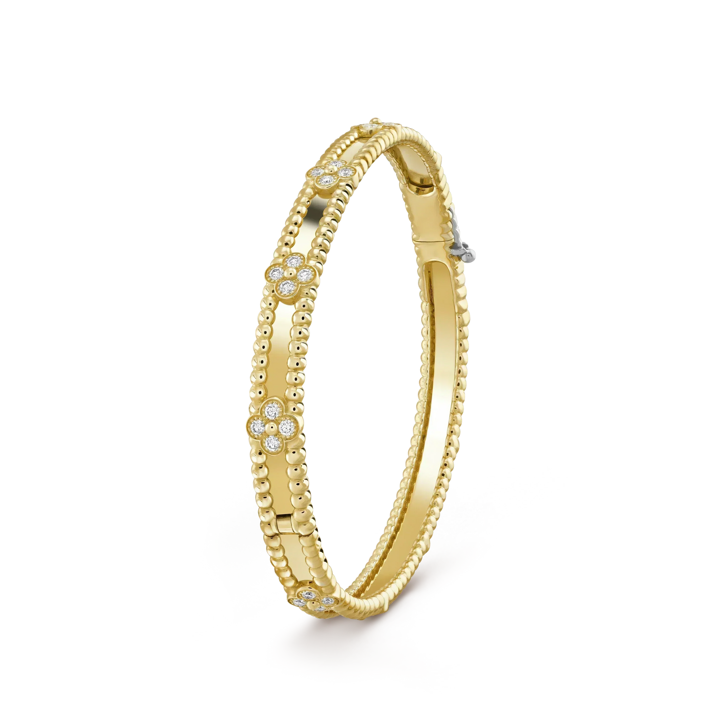 [Eterna Jewels]CLOVER BRACELET 4MM DIAMONDS