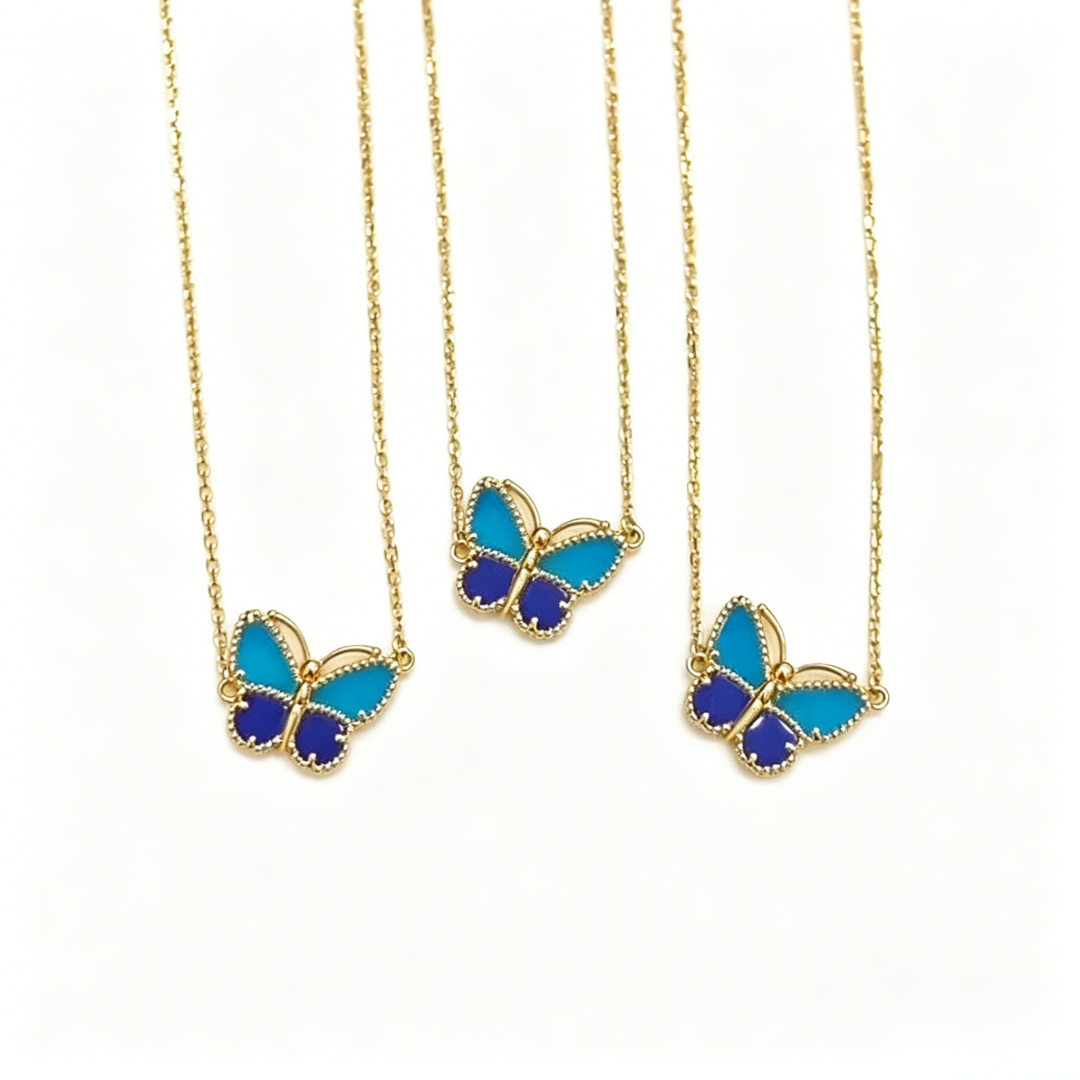 [Eterna Jewels] 2026 NEW LUCKY BUTTERFLY 1 MOTIFS NECKLACE