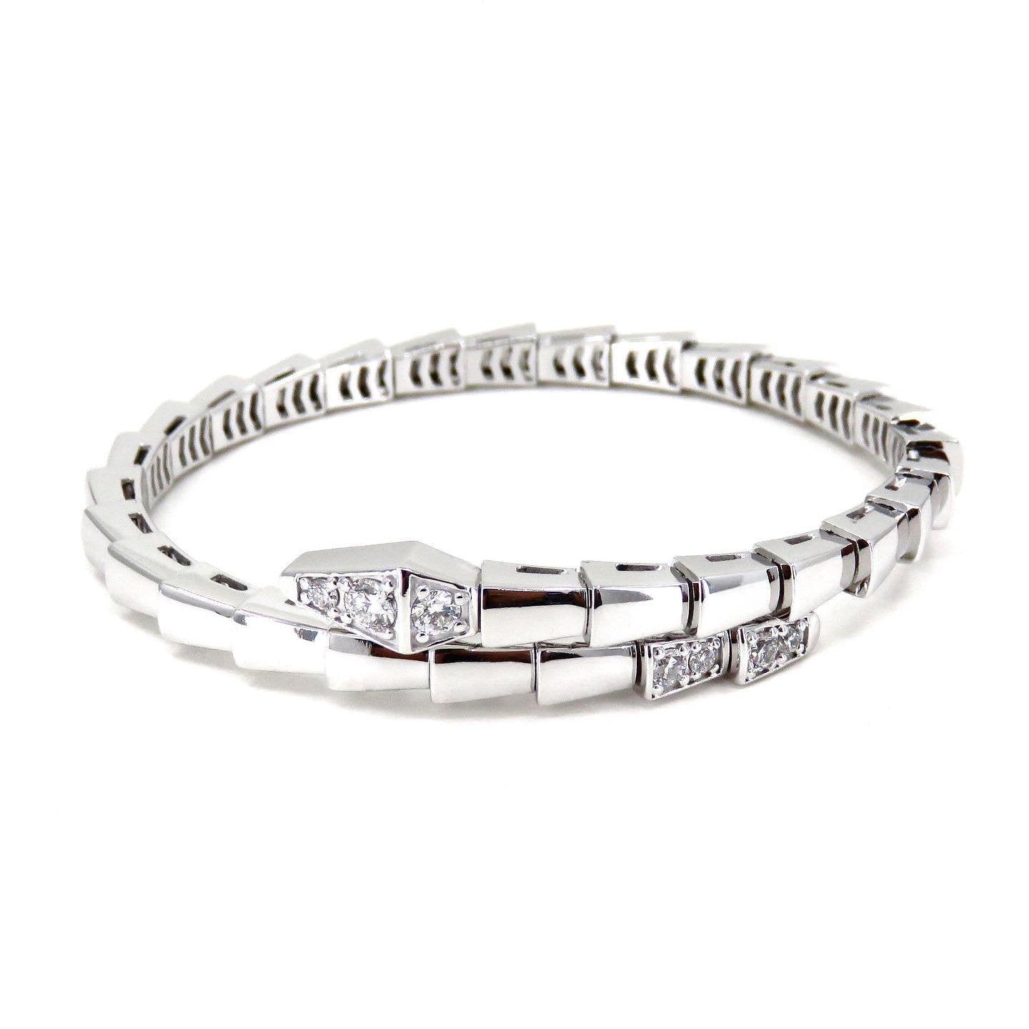 [Eterna Jewels]SERPENTI BRACELET DIAMONDS SILVER