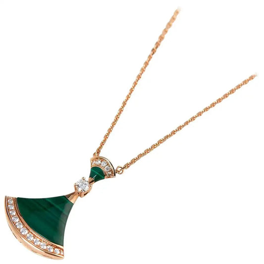 [Eterna Jewels]DREAM NECKLACE MALACHITE DIAMOND