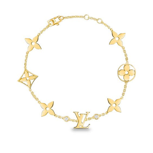 [Eterna Jewels]STAR AND SUN 7 MOTIFS GOLD BRACELET