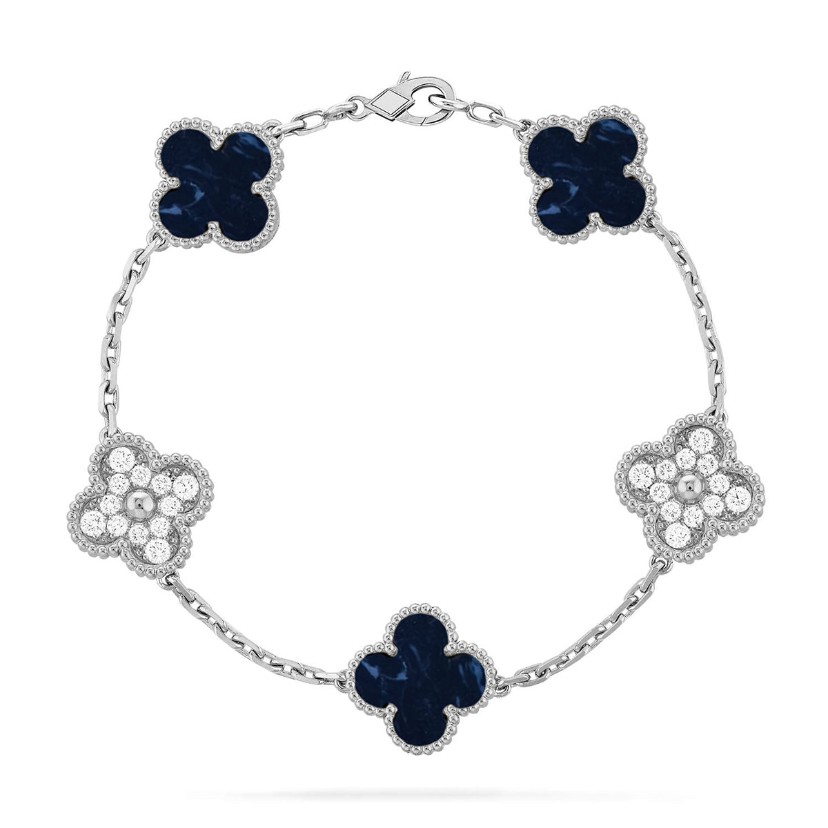 [Eterna Jewels]CLOVER 5 MOTIF PIETERSITE BRACELET COLLECTION