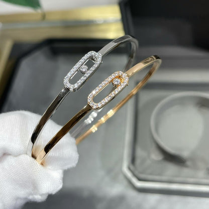 [Eterna Jewels]Move Uno pavé flex bangle medium