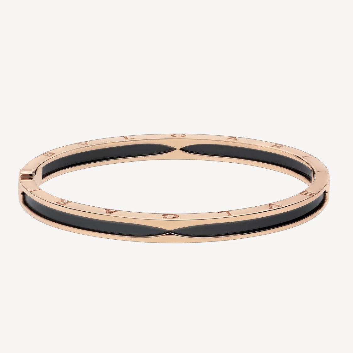 [Eterna Jewels]ZERO 1 PINK GOLD WITH BLACK CERAMIC BRACELET