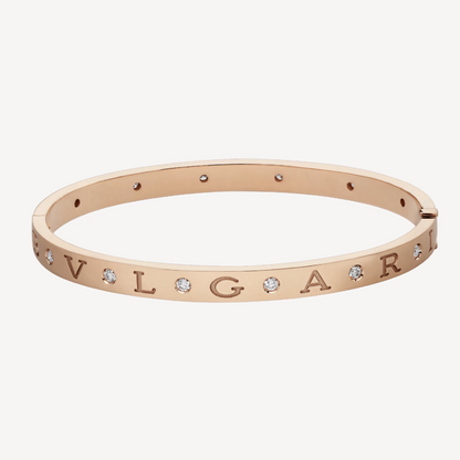 [Eterna Jewels]ZERO 1 PINK GOLD 12 DIAMONDS BRACELET