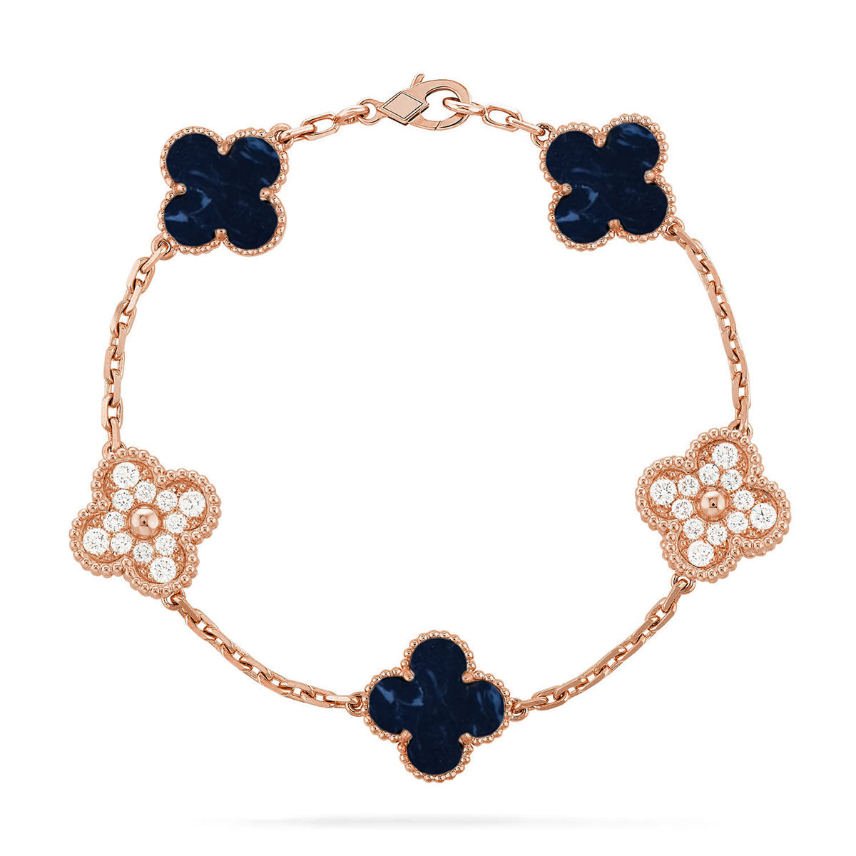 [Eterna Jewels]CLOVER 5 MOTIF PIETERSITE BRACELET COLLECTION