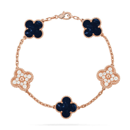 [Eterna Jewels]CLOVER 5 MOTIF PIETERSITE BRACELET COLLECTION