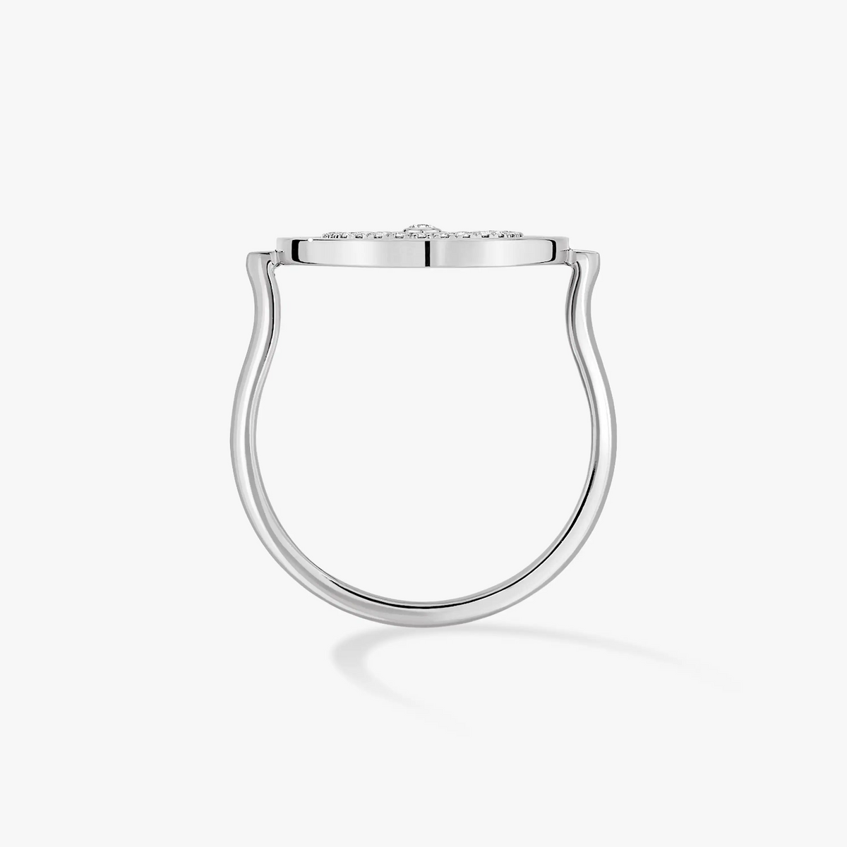 [Eterna Jewels]LUCKY MOVE PAVED SILVER DIAMOND RING