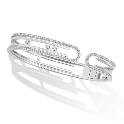 [Eterna Jewels]MOVE 10TH PAVED DIAMOND BRACELET