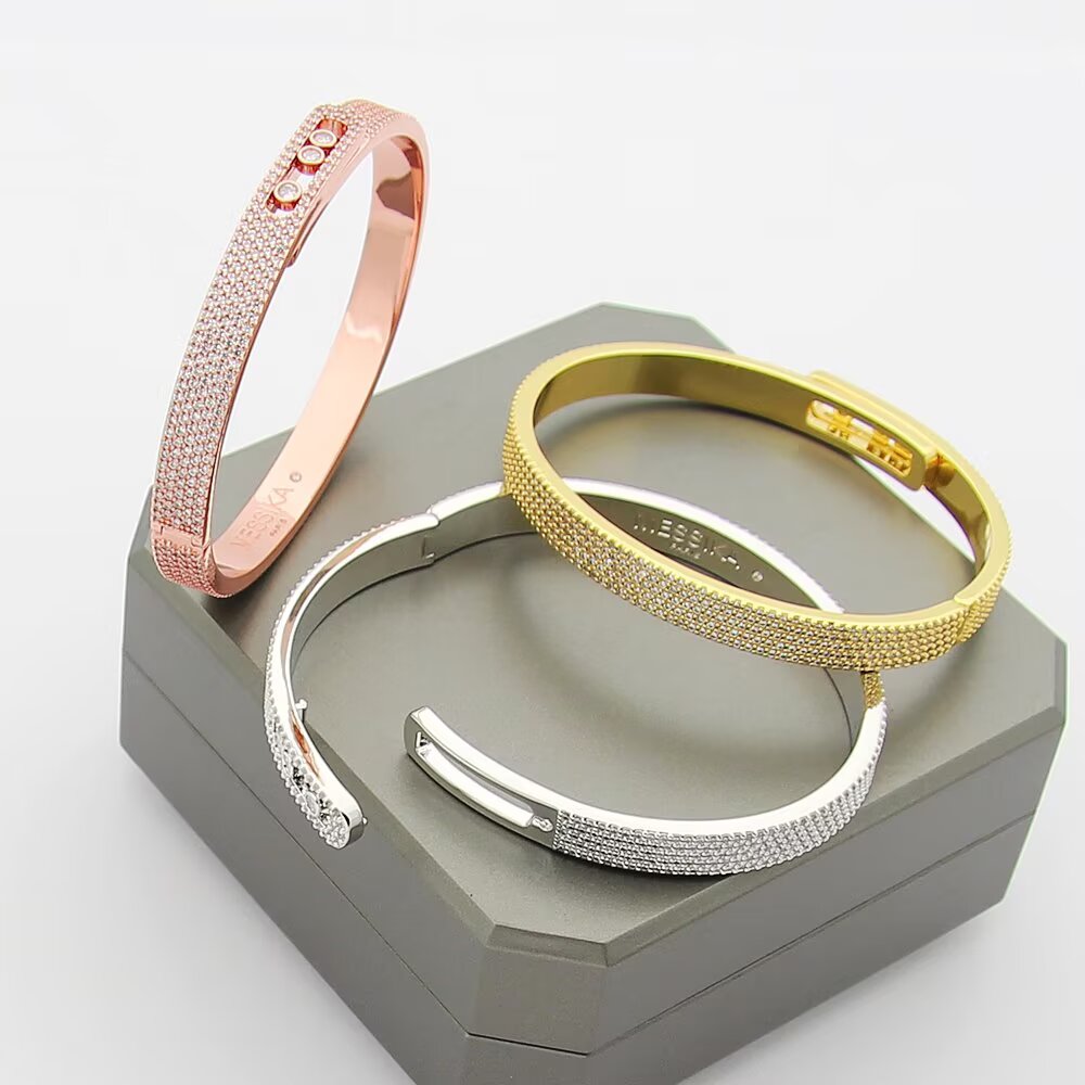 [Eterna Jewels]Move Noa Full Pavé Diamond Bangle Bracelet
