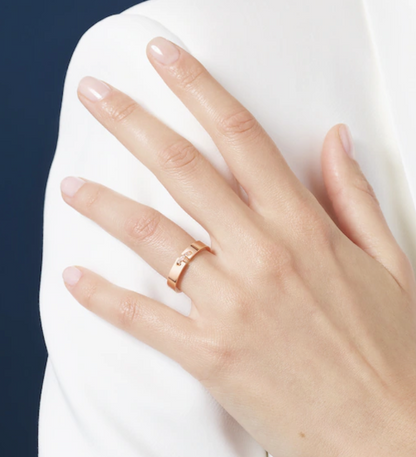 [Eterna Jewels]ALLIANCE LIENS VIDENCE DIAMOND 4MM RING