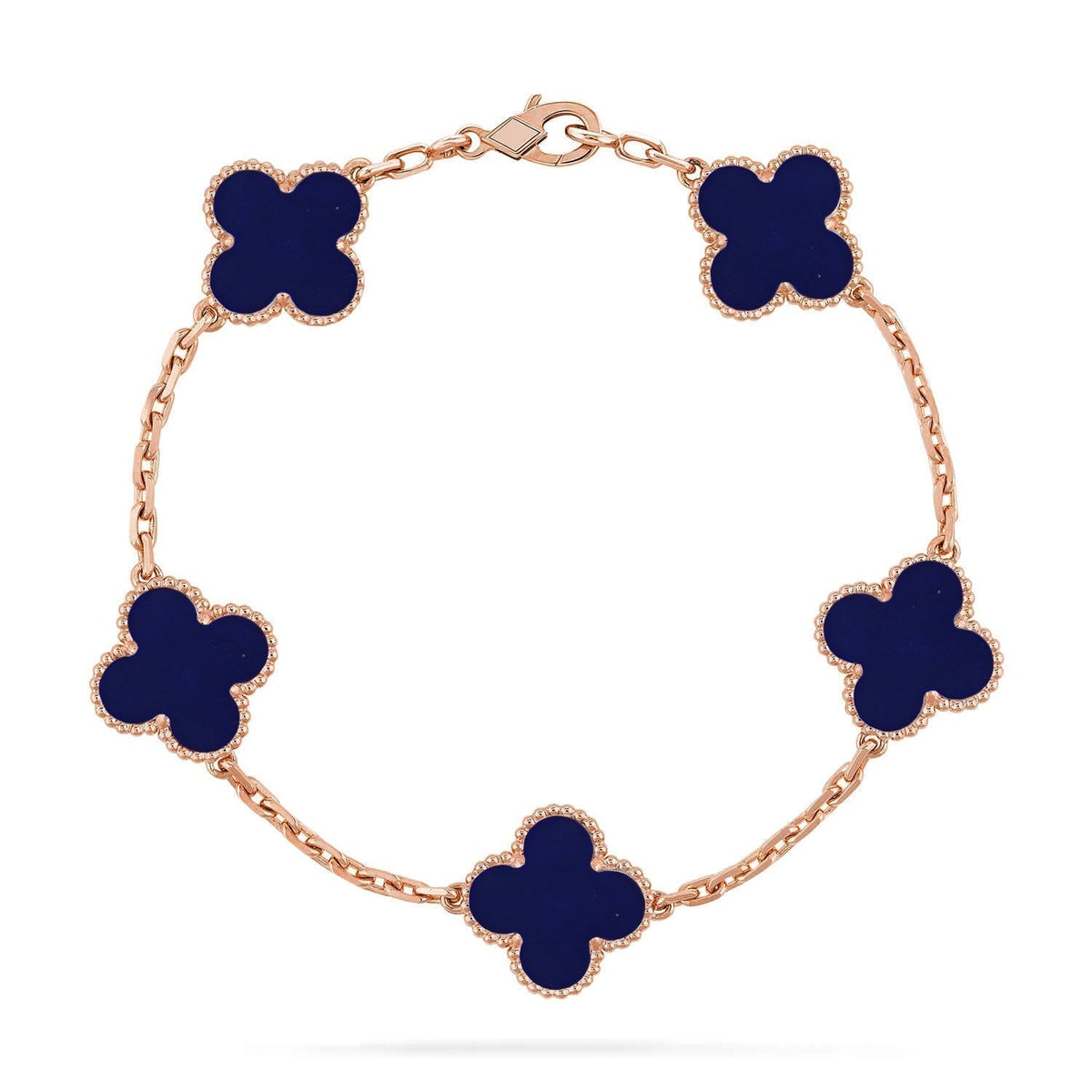 [Eterna Jewels]CLOVER 5 MOTIF LAPIS LAZULI BRACELET COLLECTION
